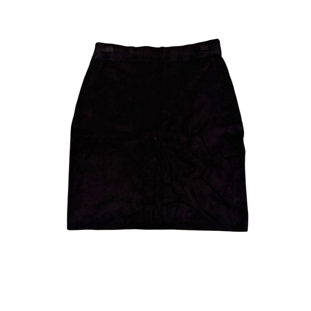 COS Womens S Black Minimalist Stretchy Wool Blend Knit Mini Skirt Clean Girl